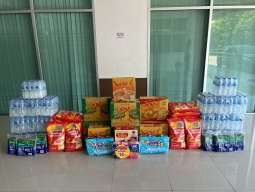 พิธีเจริญพระพุทธมนต์และทำบุญตักบาตรถวายพระราชกุศล เนื่องในโอกาสวันเฉลิมพระชนมพรรษา พระบาทสมเด็จพระเจ้าอยู่หัว 28 กรกฎาคม 2568